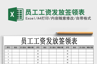 2021年員工工資發(fā)放簽領(lǐng)表