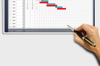 2021年甘特圖工程項目進度計劃表