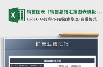 2021年銷售圖表（銷售總結(jié)匯報圖表模板）