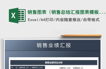 2021年銷(xiāo)售圖表（銷(xiāo)售總結(jié)匯報(bào)圖表模板）