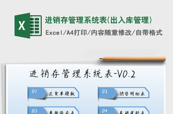 2021年進銷存管理系統表(出入庫管理)