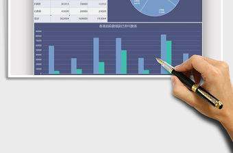 2021年財務公司項目欠款數據報表圖表免費下載