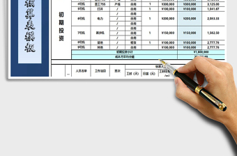 2021年工程成本核算表模板