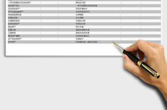 2021年資產(chǎn)負(fù)債表