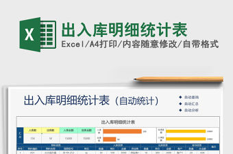 2021年出入庫明細(xì)統(tǒng)計(jì)表