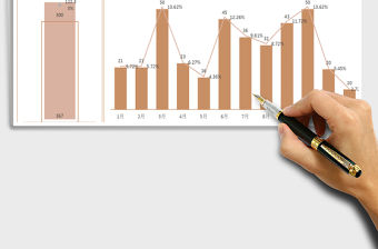 2021年幼兒園月度入園人數統計分析表