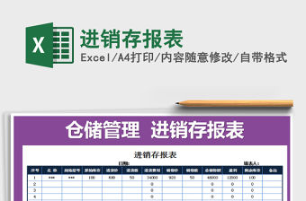 2021年進銷存報表