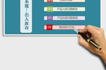 2021年進銷存系統-出入庫存