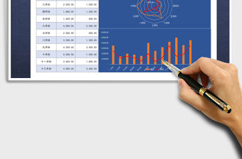2021年全年收入支出對比表