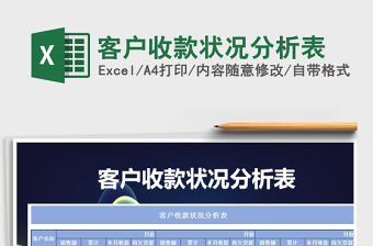 2021年客戶收款狀況分析表