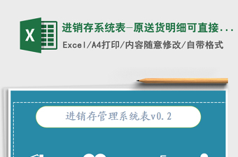 2021年進(jìn)銷存系統(tǒng)表-原送貨明細(xì)可直接查詢
