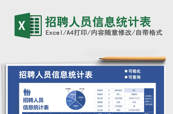 2021年招聘人員信息統(tǒng)計表
