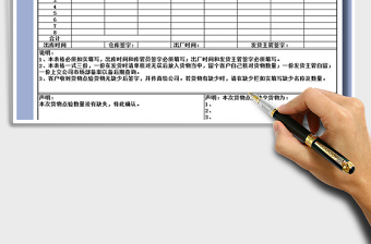 2021年倉儲(chǔ)管理收發(fā)貨確認(rèn)單