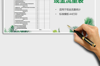 2021年現(xiàn)金流量表（財務(wù)報表）