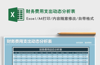 2021年財(cái)務(wù)費(fèi)用支出動(dòng)態(tài)分析表