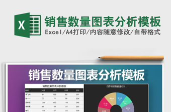 2021年銷售數(shù)量圖表分析模板