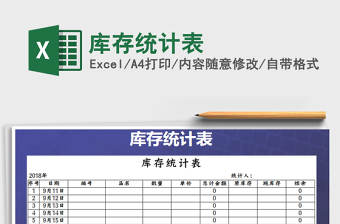 2021年庫存統(tǒng)計(jì)表