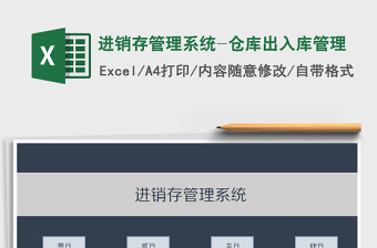 2021年進(jìn)銷存管理系統(tǒng)-倉庫出入庫管理