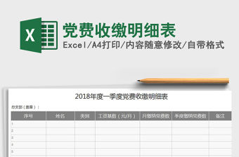 2021年黨費收繳明細表