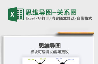 2021年思維導(dǎo)圖-關(guān)系圖