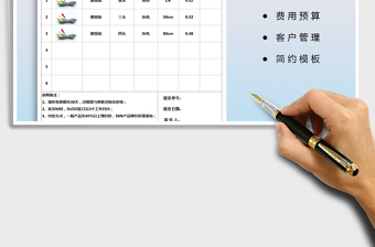 2021年报价单-客户费用预算