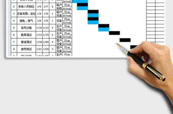 2021年公司項目計劃-甘特圖