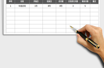 2021年項(xiàng)目進(jìn)度表-（函數(shù)自動(dòng)匯總）