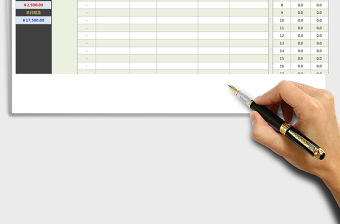 2021年財務收支表（可查詢，不同顏色顯示，每日明細）免費下載