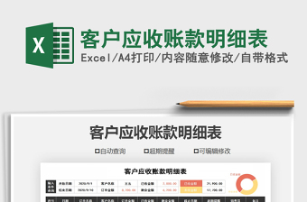2021年客戶應(yīng)收賬款明細表