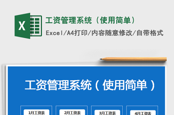 2021年工資管理系統(tǒng)（使用簡單）