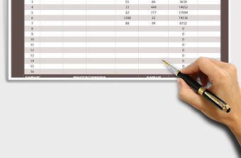 2021年銷售報表-自動計算