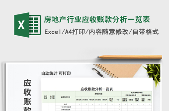 2021年房地產(chǎn)行業(yè)應收賬款分析一覽表