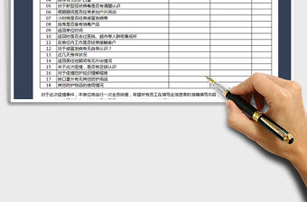 2021年員工健康狀況調(diào)查表