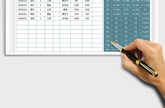 2021年現(xiàn)金日記賬-盈余計(jì)算