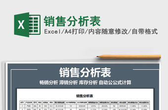 2022年銷售分析表