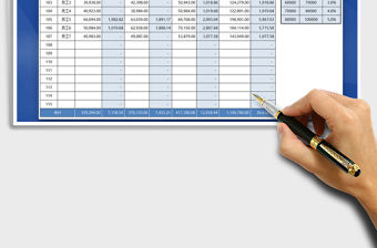 2021年員工業(yè)績表（自定義）
