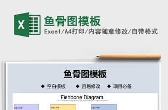 2021年魚骨圖模板