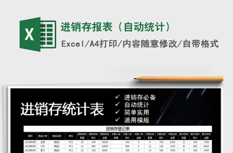 2021年進銷存報表（自動統(tǒng)計）