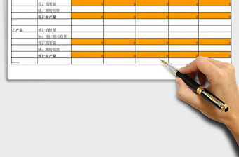 2021年生產（產量）預算表