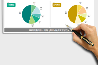 2021年回形针通用占比饼图