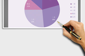 2021年紫羅藍(lán)系列之餅圖