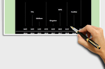 2021年大事記圖表-表格樣式