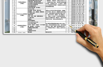 2021年培训课程实训课表学习计划表