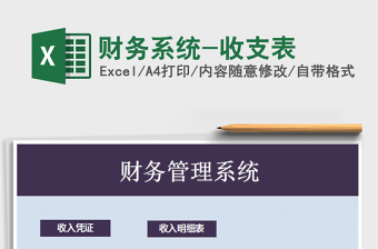 2021年財務系統(tǒng)-收支表