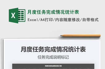 2021年月度任務(wù)完成情況統(tǒng)計(jì)表