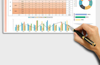 2021年銷售對比分析圖表