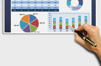 2021年公司產品銷售上半年數據分析圖表