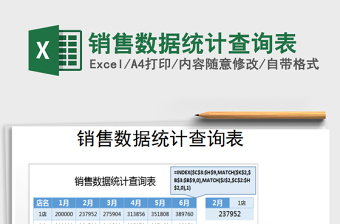 2021年銷售數(shù)據(jù)統(tǒng)計(jì)查詢表