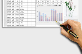 2021年收支表-動態圖表對比