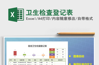 2021年衛(wèi)生檢查登記表